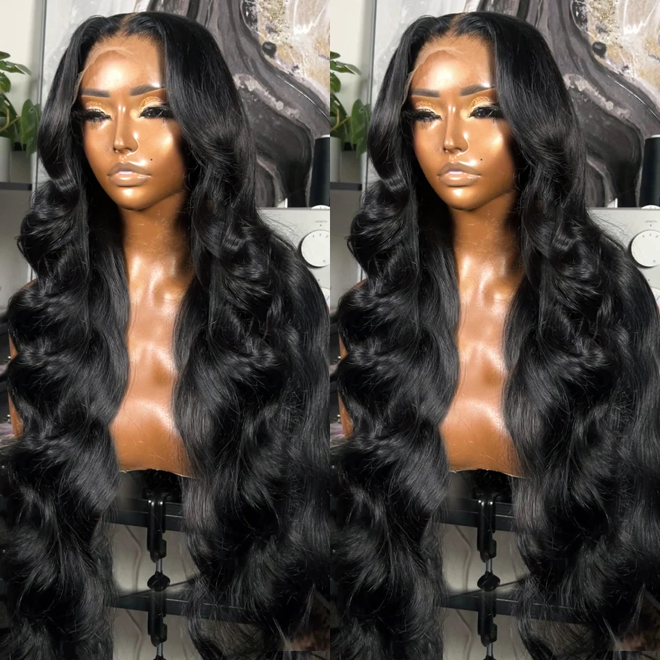 WIGIRL 40 inch 13x6 HD Body Wave Lace Front Human Hair Wigs Glueless Wig Brazilian Water Wave 13x4 Lace Frontal Wig For Women