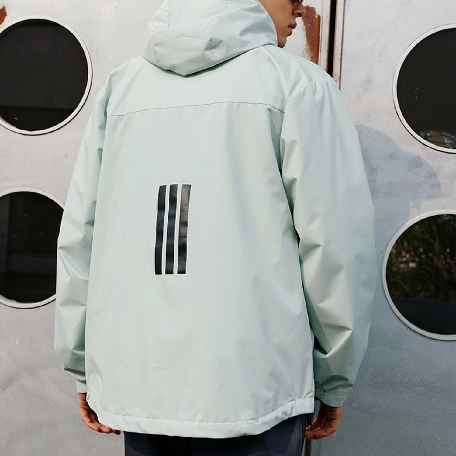Adidas genuine new men's and women's hooded loose outdoor jacket KB1751