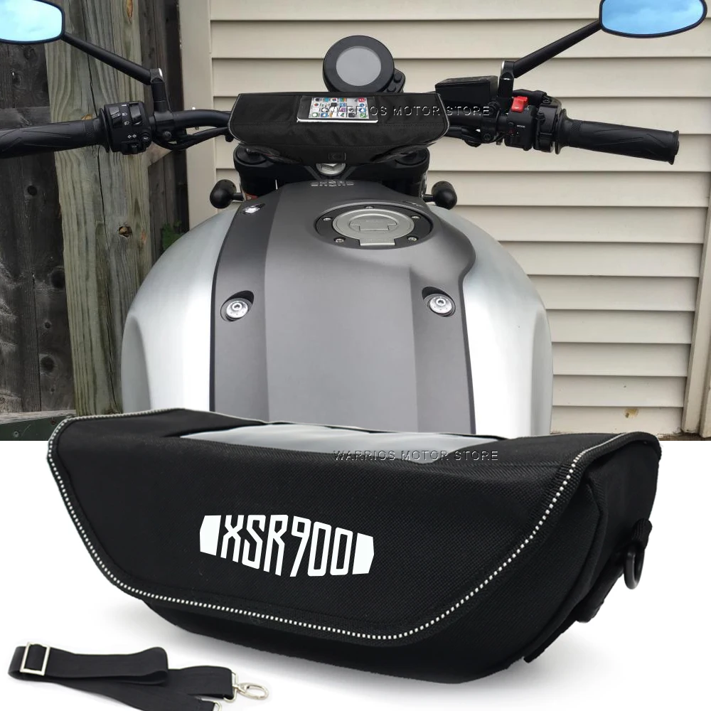 

For Yamaha XSR900 Abarth 2016 2017 2018 2019 2020 2021 2022 Motorcycle Handlebar bag waterproof handlebar travel navigation bag