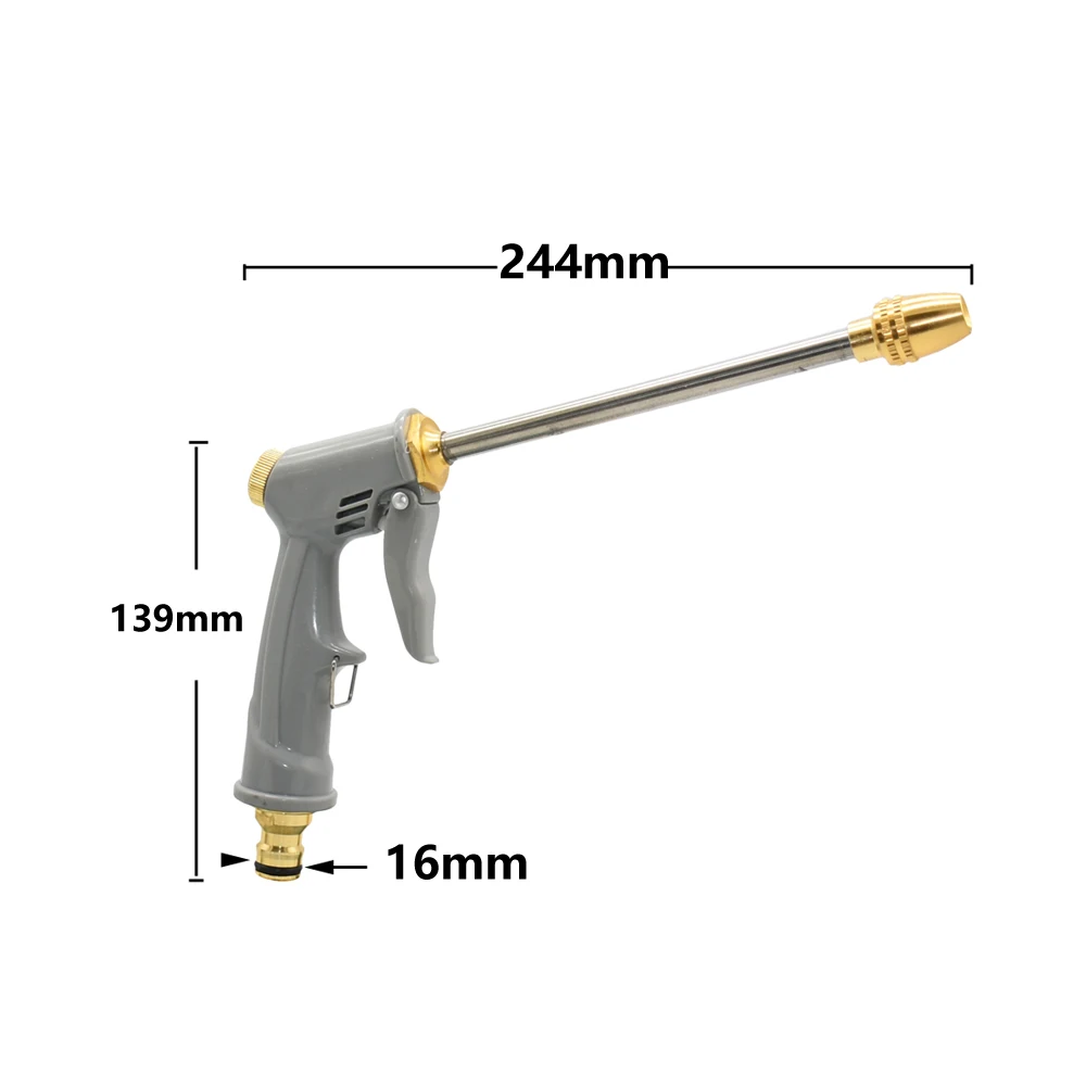 Nawadnianie ogrodu wysokociśnieniowy pistolet do rozpylania wody rura węża ogrodowego zraszacze ogrodowe tryb regulacji zraszanie nawadnianie myjnia