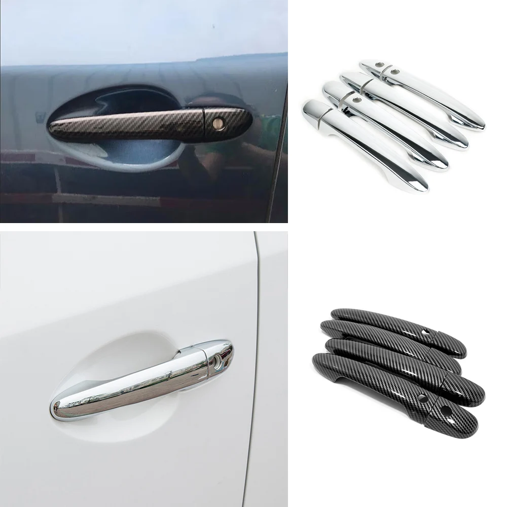 

For Mazda CX-5 CX5 2017 2018 accessories ABS Chrome Car door protector Handle Decoration Cover Trim Sticker car styling