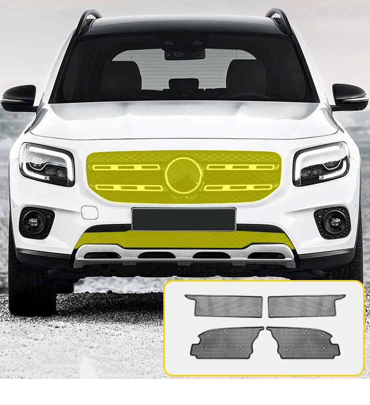 Car Front grille Mesh Cover Anti-insect Protector Decoration Trim for Mercedes Benz Glb 2020 2021 X247 180 200 Auto Accessories