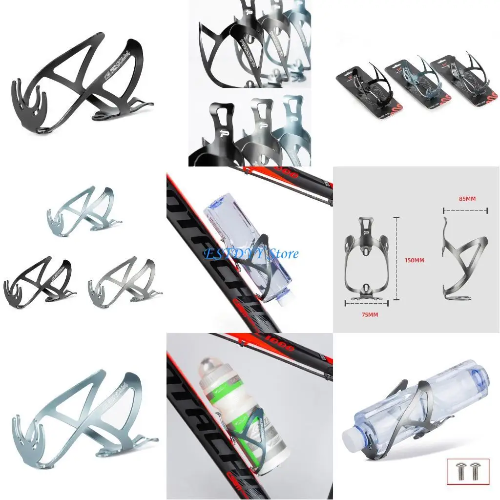 

G6DE Water Bottle Holder Aluminum Alloy Colorful Water Bottle Cage for All Types of Bikes, Fits Most Road Cycling,MTB