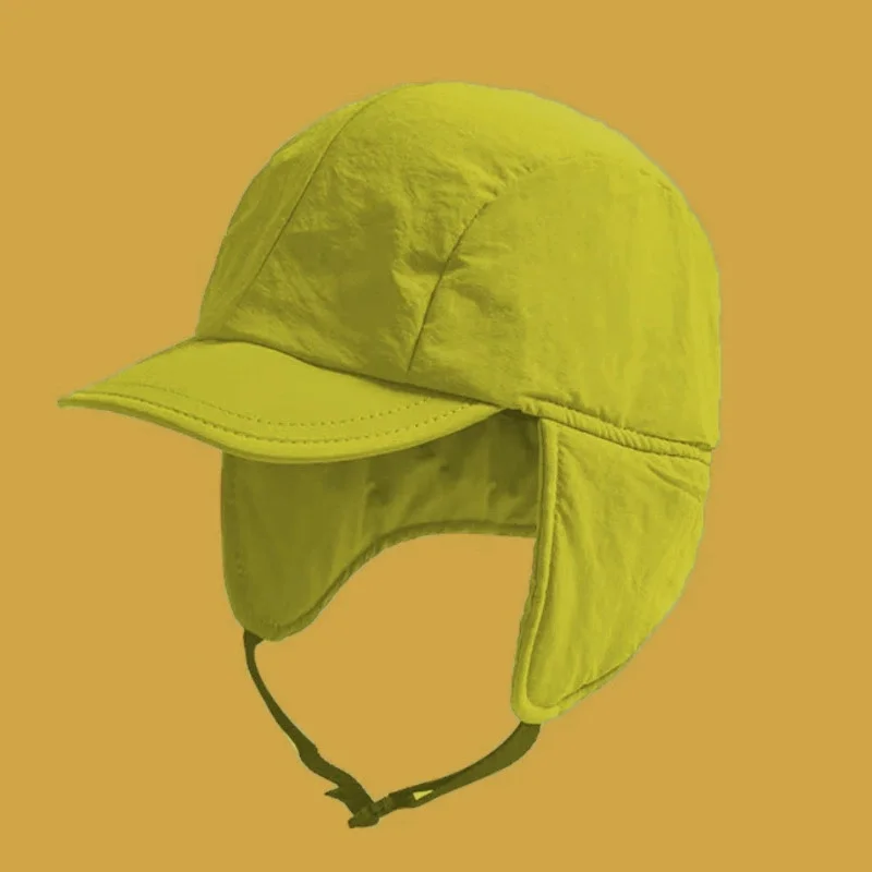 Autumn and Winter Cycling Waterproof Cap Helmet Ear Protection Cap Warm Velvet Pilot Hat Wind Cold Ski Climbing Hat