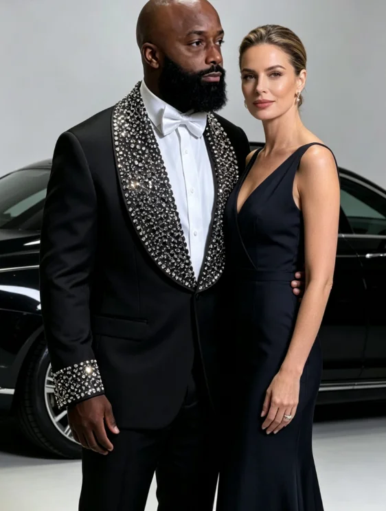 Sparkly Silver Rhinestone Embellished White Textured Men Suits Customized Slim Fit Shawl Lapel Groom Wedding Tuxedos 2 Pcs Sets