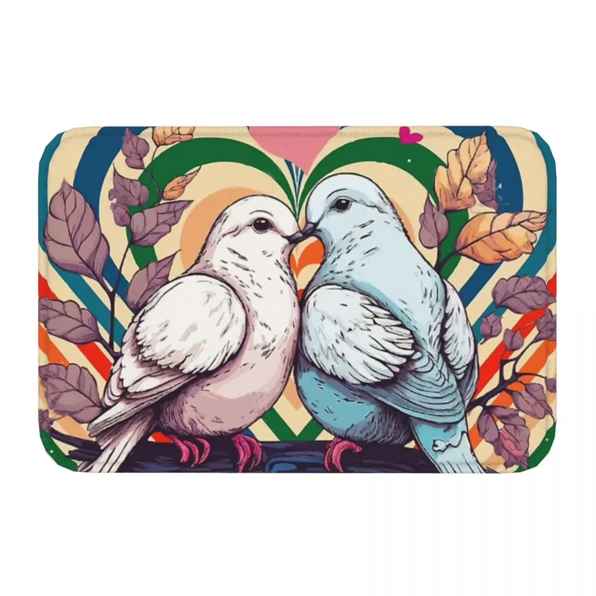 Magpie Lover Bath Mat Angel Doormat Living Room Carpet Entrance Door Rug Home Decor