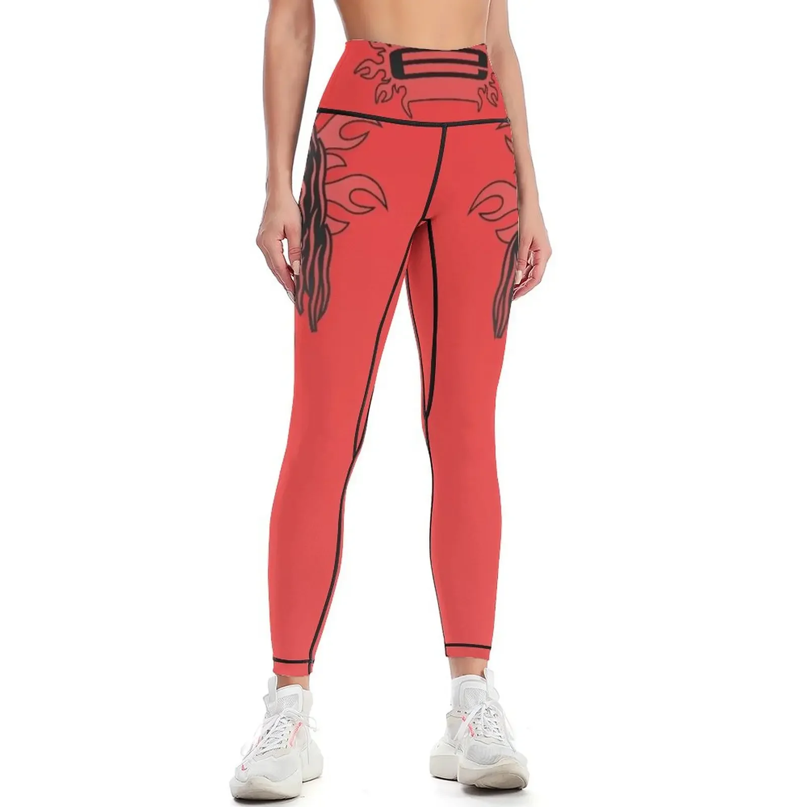 

You Think You Know Me Red SSlam 04 Leggings sports shirts gym Women's fitness sports for fitness set gym Womens Leggings