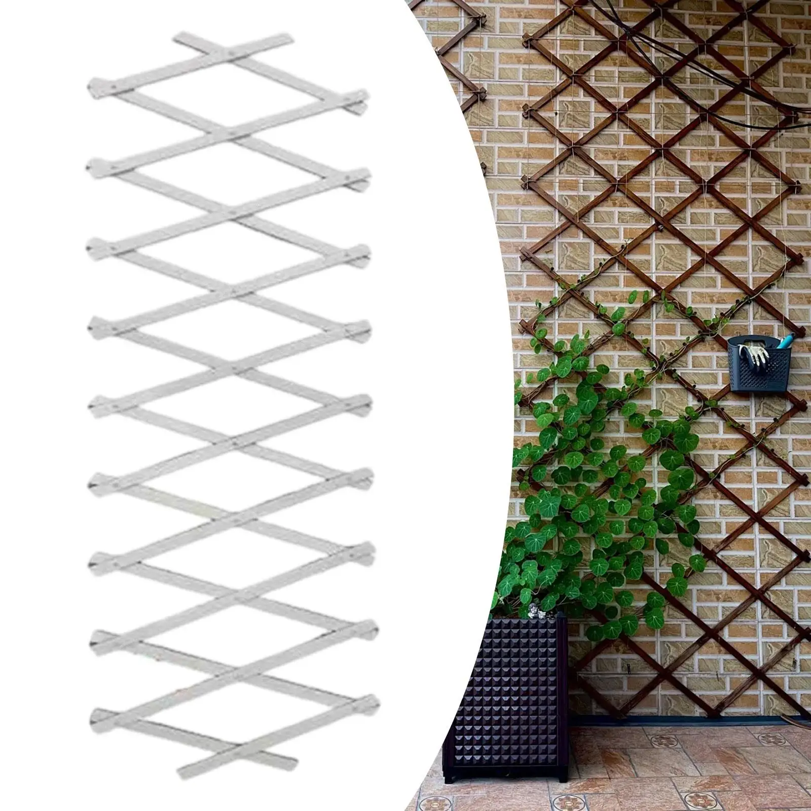 

Регулируемая расширяемая решетка-опора для растений для балкона и двора, для декоративного оформления и выращивания растений