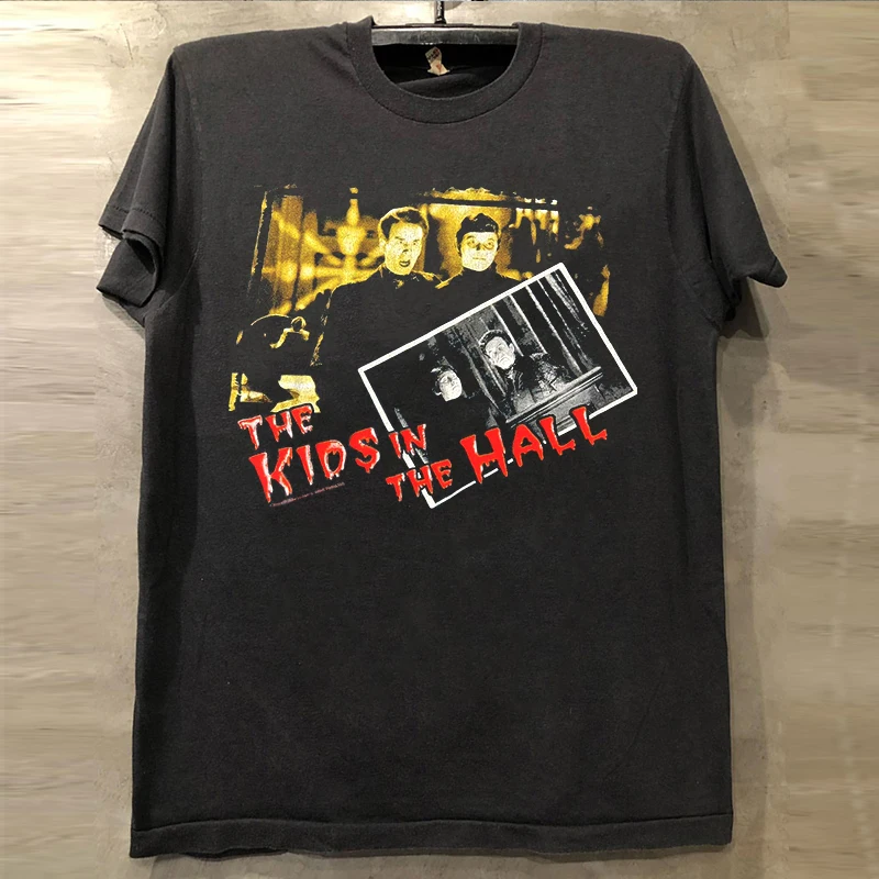 American Retro Short Sleeve T-Shirt Kids in the Hall Hall Children's Small Collar American Style Cotton Youth Casual Summer Top
