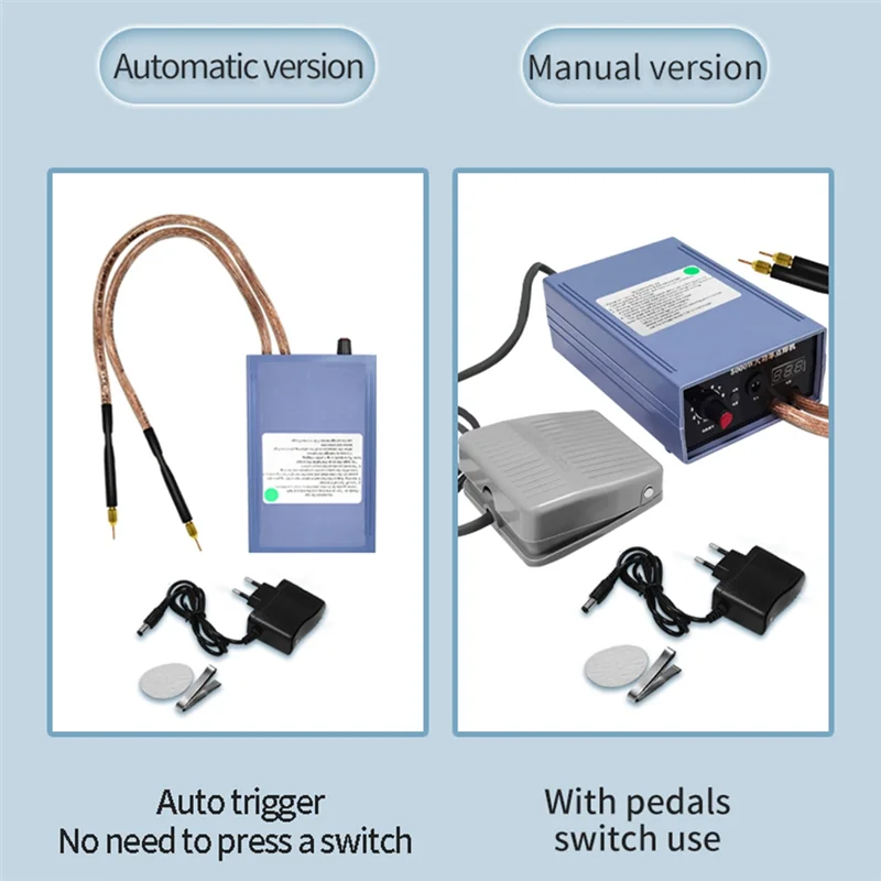 

5000W Mini Spot Welder Machine DIY Kit 18650 Battery Pack Welding Tools Portable WeldingPen Machine,Foot Switch EU Plug