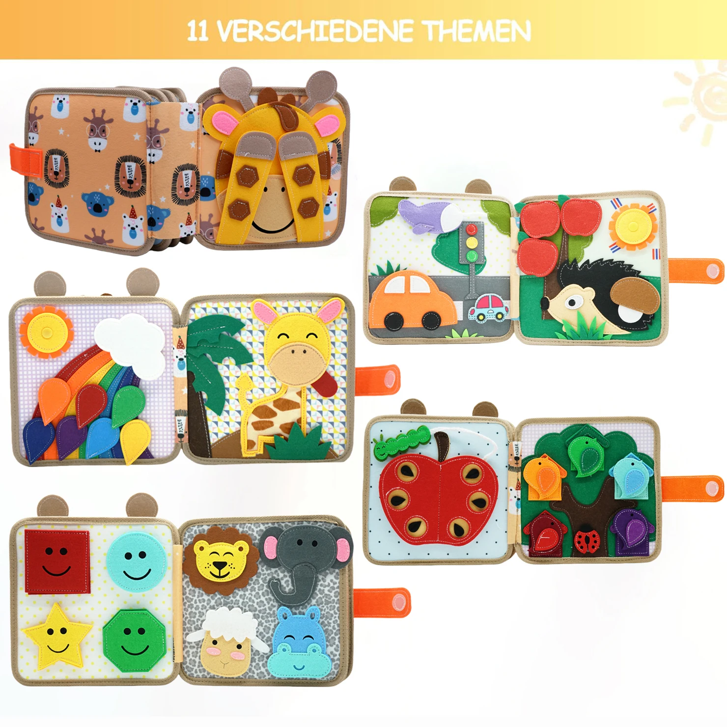 Montessori Farm Quiet Busy Boo - Kids Quiet Toys ulasan dan harga