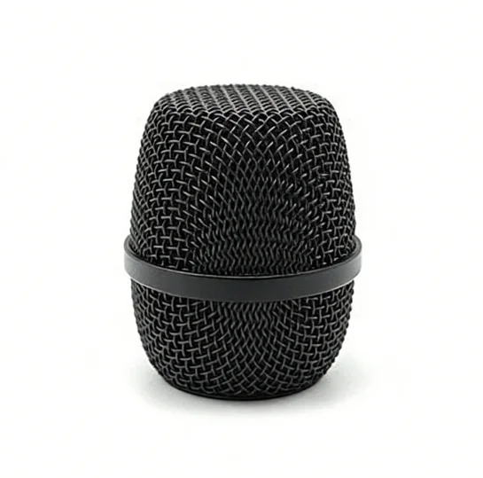 Black flat top grille suitable for wireless microphone BETA58A microphone SM58 microphone replacement replacement grille