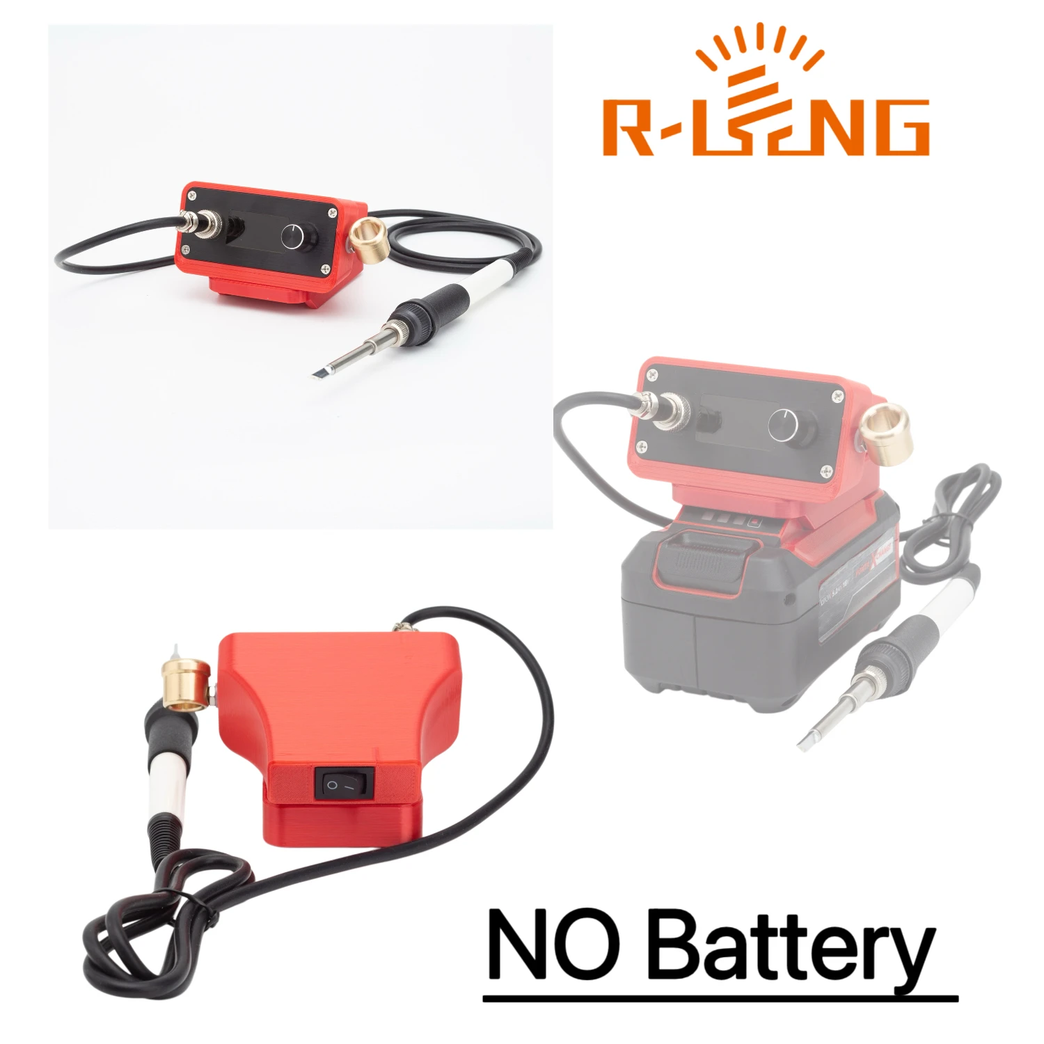 Fast Heat Up OLED T12 Soldering Iron Station Adjustable Welding Station For OZITO 18V Li-ion Battery DIY Repair (NO Battery)