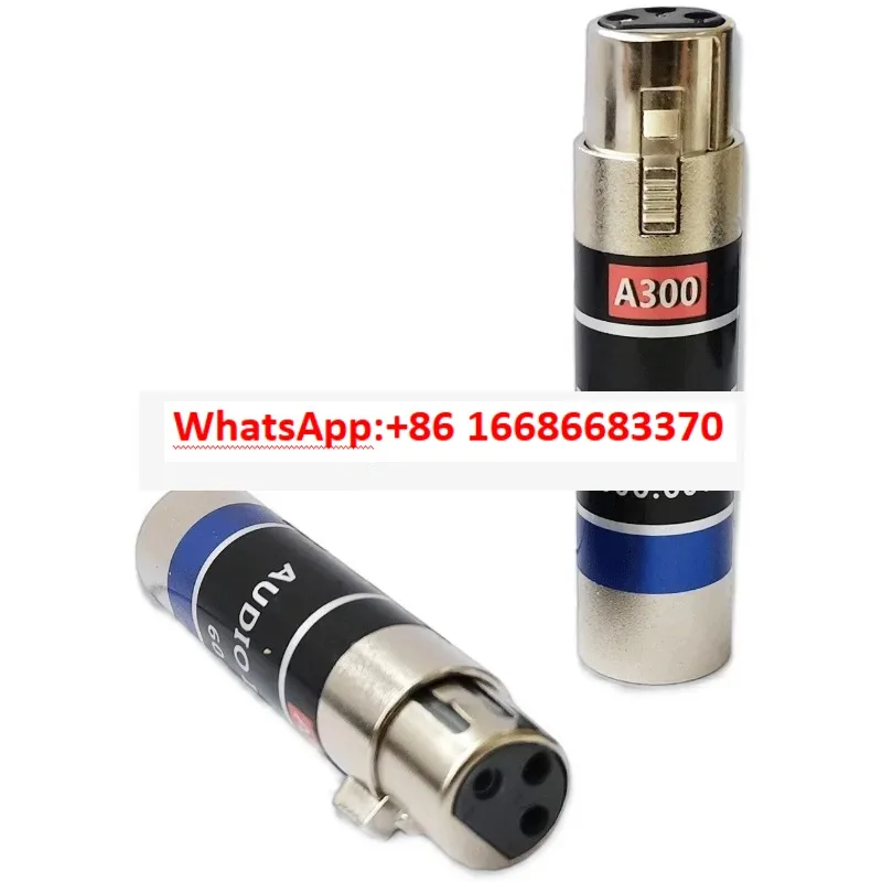 1pcs XLR Head Audio Isolator Current Elimination Sound CommonGround Anti-interference Power Amplifier Mixer Conference Room A300