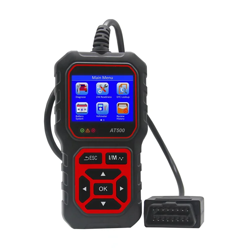 

OBD2 Scanner, AT500 OBD2 Scanner Diagnostic Tool Car Engine Fault Code Reader & Erase Check Engine Light Car Scan Tools