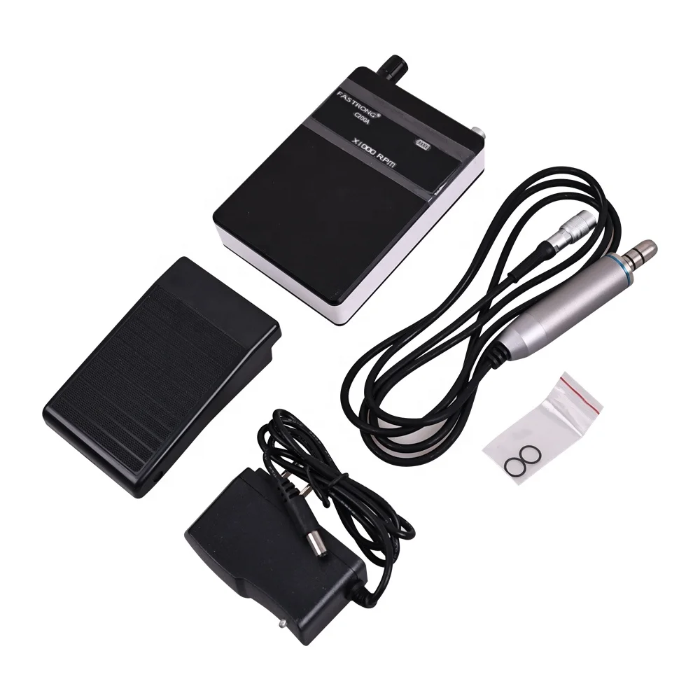 Dental Portable Micromotor Machine Rechargeable Suitable for E-type Dental Micromotor for Low Speed Handpiece Lab Equipment