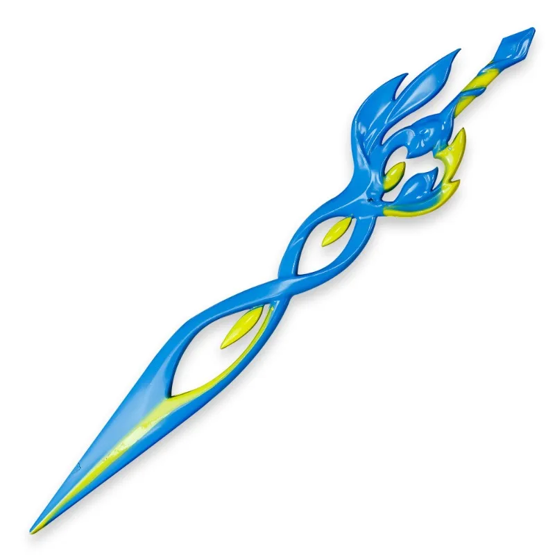 21cm/8.27in Honor of Kings urządzenia peryferyjne do gier opady śniegu biały wilk metalowe broń Model stop rękodzieło rekwizyty Uncut wyświetlacz na biurko