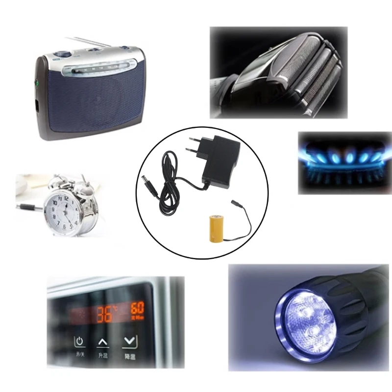 

1xLR20 D Battery Eliminators for Flashlights and Portable Electronics Converter Dropship