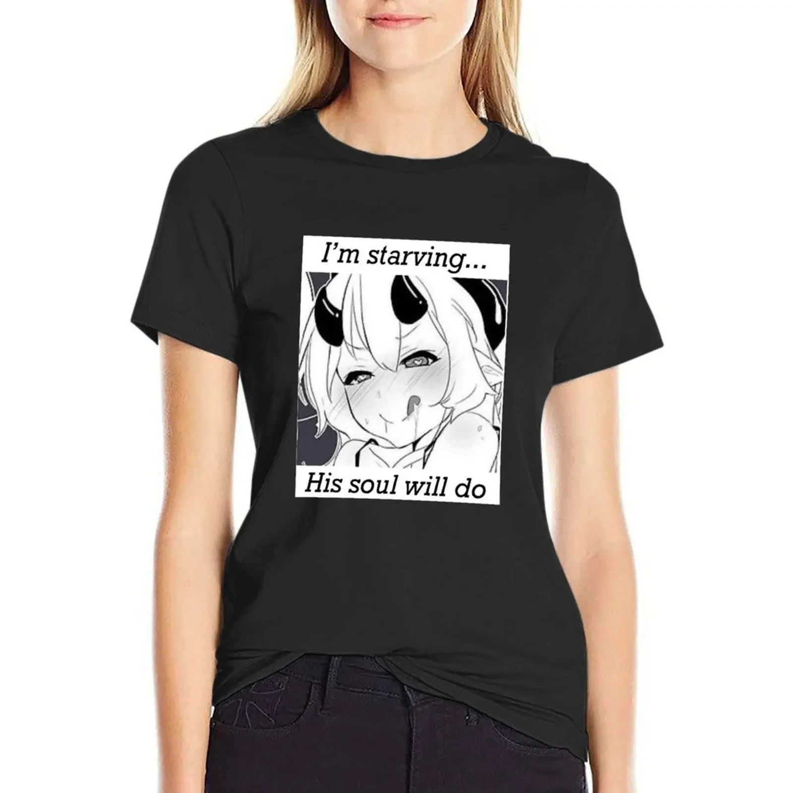 

Succubus (I'm starving...his soul will do) T-shirt Aesthetic clothing lady clothes clothes for Women