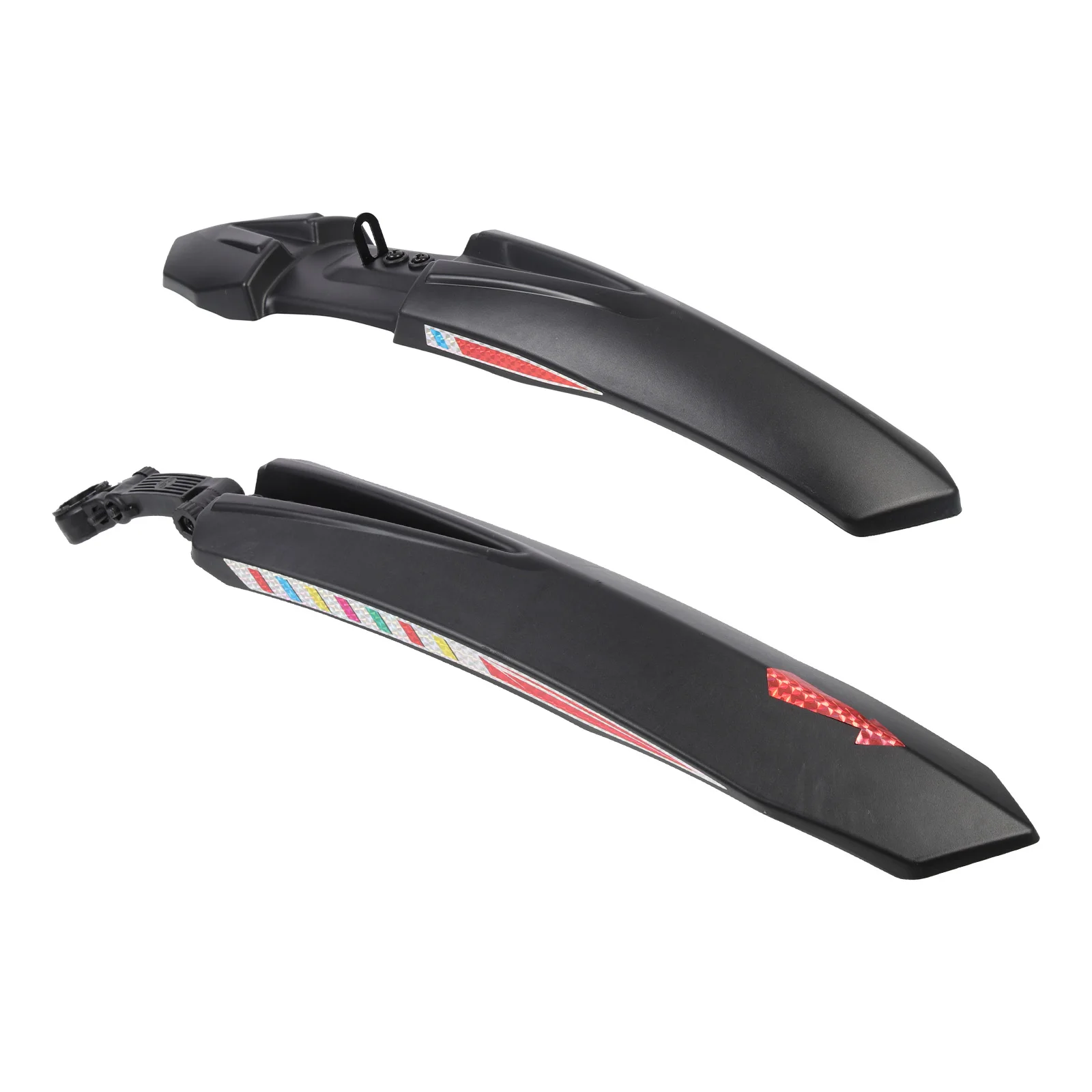

2pcs Front Rear Mudguard For Road Mountain Cycling Durable Plastic Splash Proof Outdoor Bike Dirt Guard Replacement Cycling Tyre
