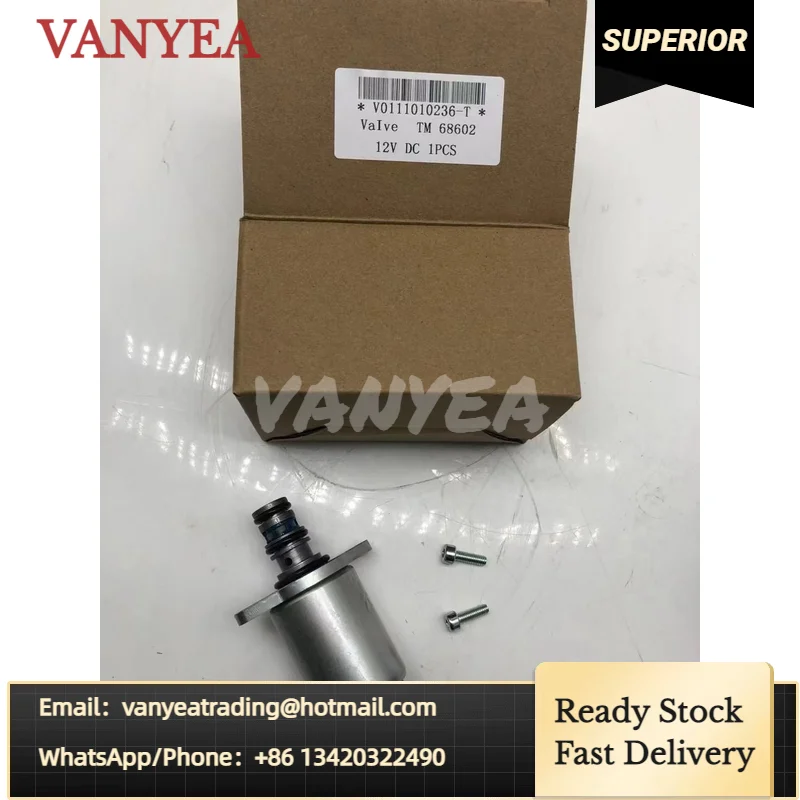 

V0111010236-T Solenoid Valve 12V For E304 E305 E303 CAT Excavator Parts