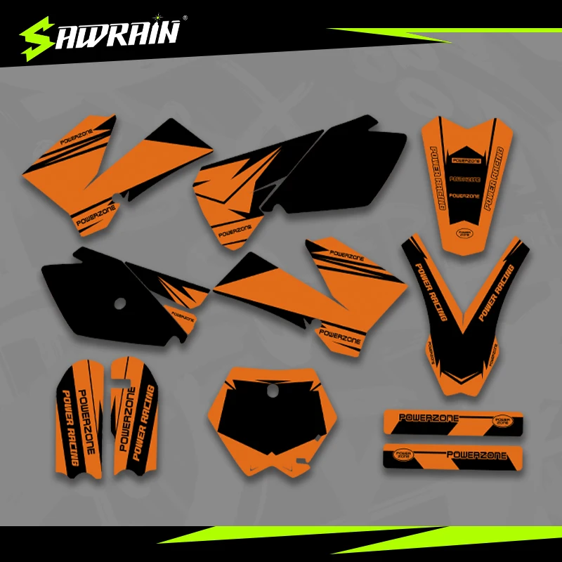 

Наборы наклеек с графикой мотоцикла Sawrain для KTM 03-12SX85 01