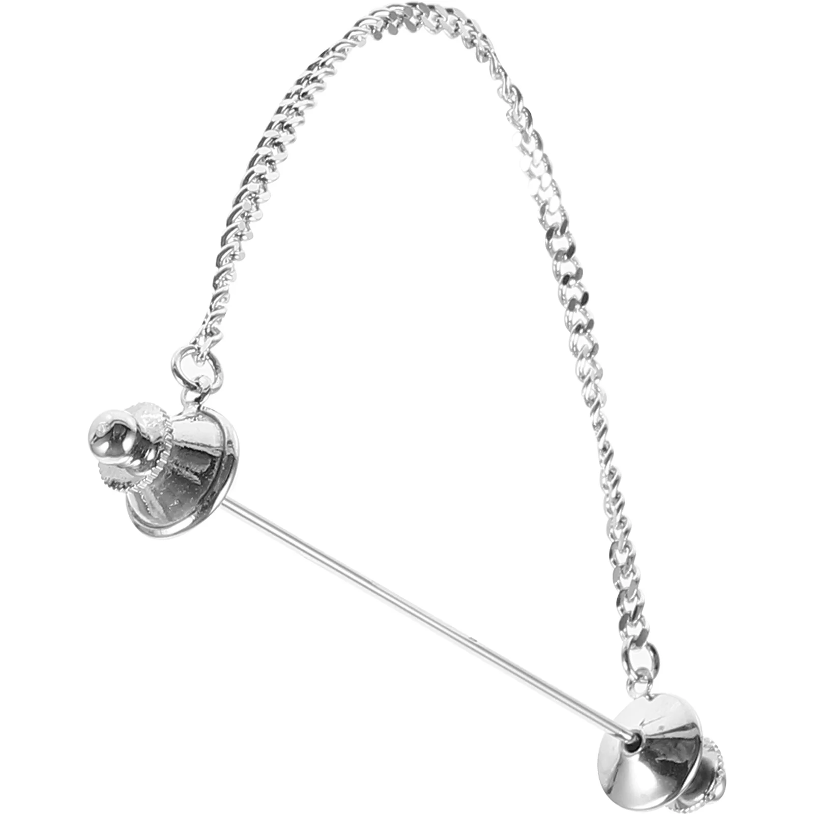 الرجال طوق دبوس سلسلة بروش معدني قميص ربطة العنق دبوس الزخرفية الملابس الأنيقة الديكور مأدبة الاحتفال