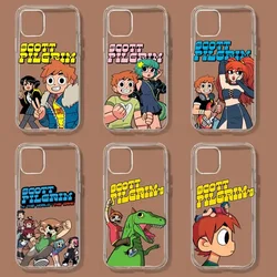 Scott Pilgrim Phone Case For iPhone 11 12 Mini 13 14 15 Pro XS Max X 8 7 6s Plus 5 SE XR Transparent Shell