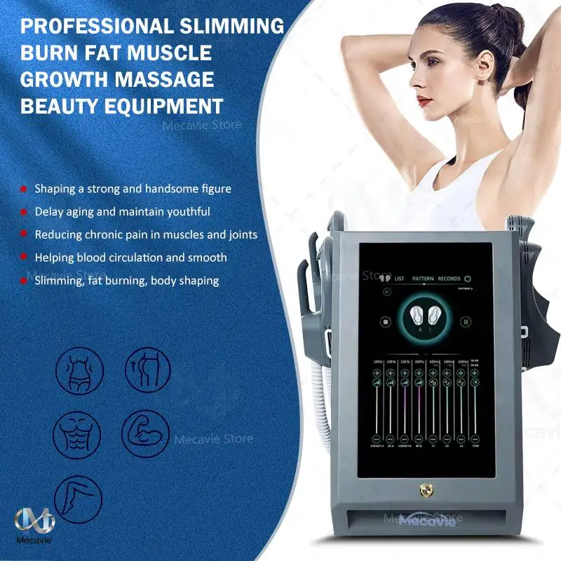 

‌MECAVIE NEO 6500W Contouring Machine Electromagnetic Pelvic Slimming RF Fat Removal Muscle Body Trainer‌