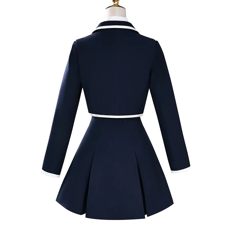 يوكي Asuna SAO السيف الفن على الانترنت تأثيري حلي شعر مستعار النساء الفتيات الزي المدرسي هالوين حفلة لعب الأدوار الزي dgo;'/'d5 #3