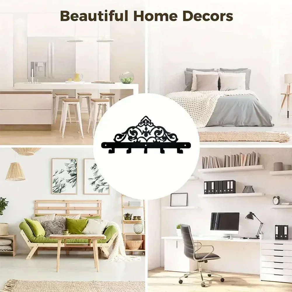 

CIFBUY Deco 1 шт. декоративная настенная стойка металлическая настенная стойка крючок настенная вешалка для ключей бытовая вешалка для ключей держатель для ключей keychai
