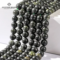 6 8 10mm Natural Stone Russian Serpentine Bead Round Loose Spacer Seed Bead For Jewelry Making Diy Necklace Bracelet Accessory