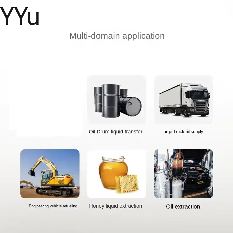 custom for 12V 24V DC Gear Oil Pump 14L Min Large Flow Self Priming Diesel Lubricating Engine Oil Transfer Pump Pure Copper