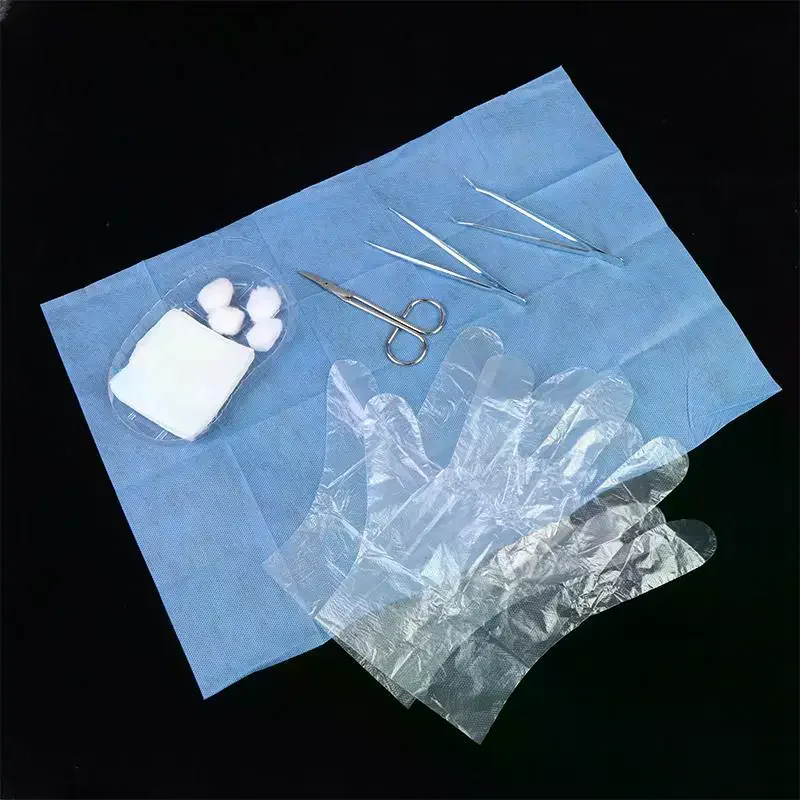 /Kuz/Debridement Suturing Disinfection Wound Care Tool Kits NEW Sterile Disposable Dressing Replacement Tool Kit 1 Set