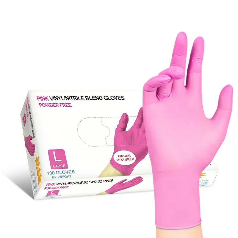 20pcs Disposable Gloves Nitrile Rubber Latex Gloves for Kitchen Dishwashing Work Garden Household Cleaning Glove Beauty Salon