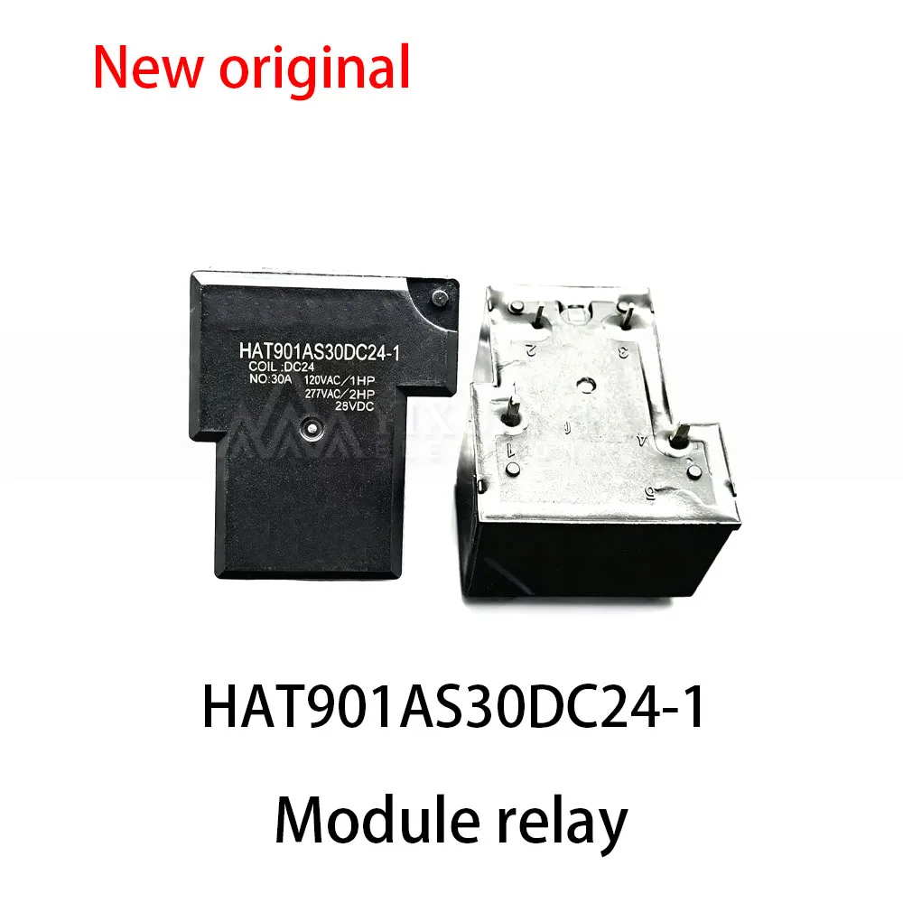 (5pcs~10pcs) 100% New relay HAT901AS30DC24-1 Relay module 24V 24VDC 4-pin 30A normally open DC24V