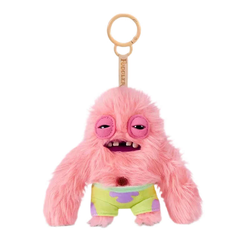 Originele Fuggler SpongeBob Patrick sleutelhanger tas charme voor rugzak decoratie zachte pluche pop tanden monster lelijk schattig grappig speelgoed