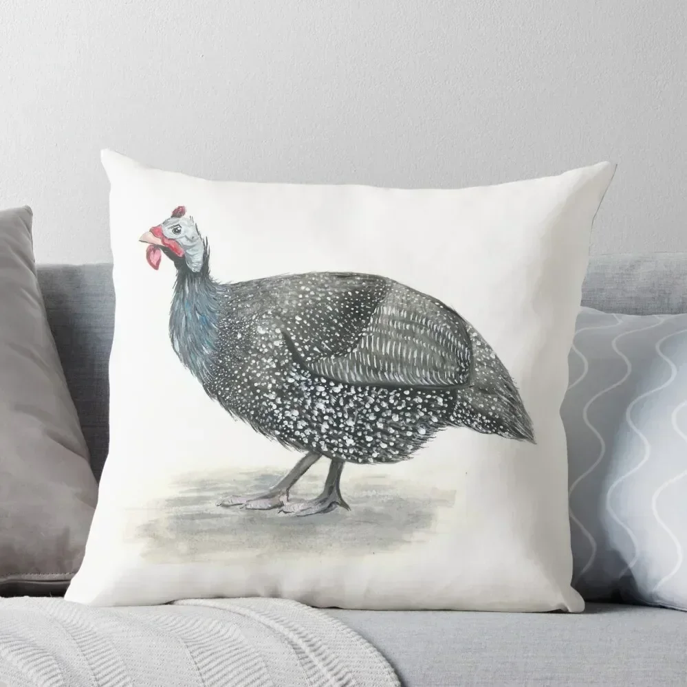 

Guinea Fowl Throw Pillow Christmas Pillows Embroidered Cushion Cover Ornamental Pillow Cushion Cover For Sofa pillow