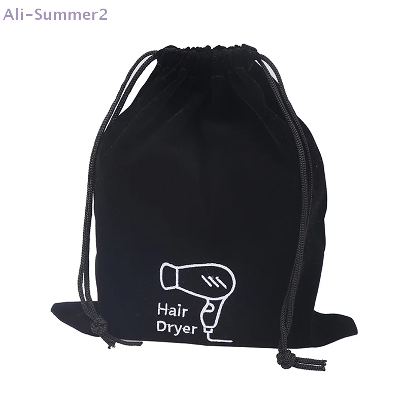Haartrockner Kordelzug Lagerung Reisetasche Haartrockner Organizer Schlagbehälter Hotel Schmuck Baumwolletui Gebläse Zubehör Werkzeuge