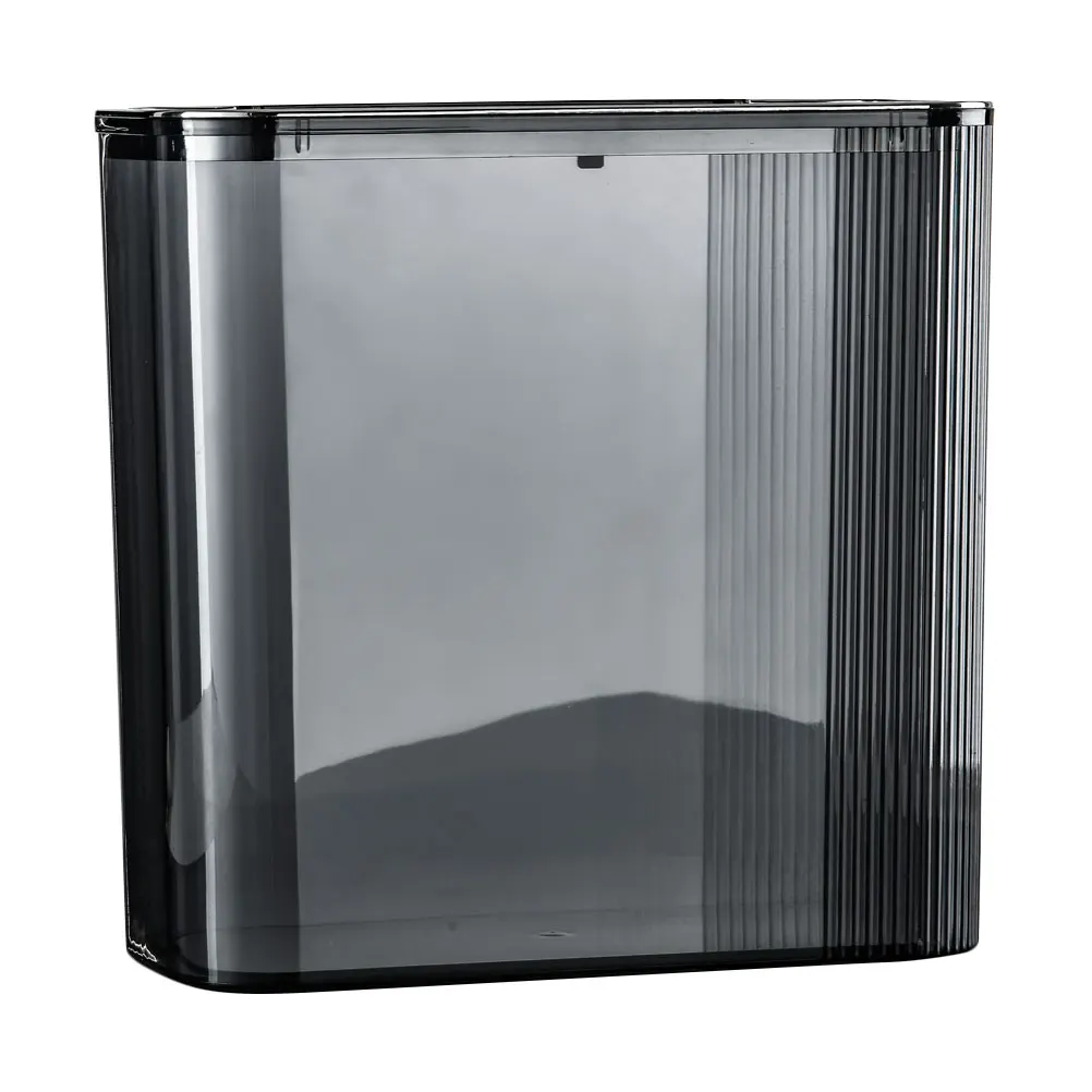 

Sturdy Material Narrow Design Garbage Can Bathroom Trash Bin Modern Style Multipurpose Household Waste Container Simple