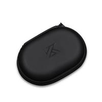 Earphones Case Oval Storage Bag Headphones PU Storage Box Black Portable Hold Storage Box For KZ AS10 ZS10 ZST ES4 EDR1 ED9