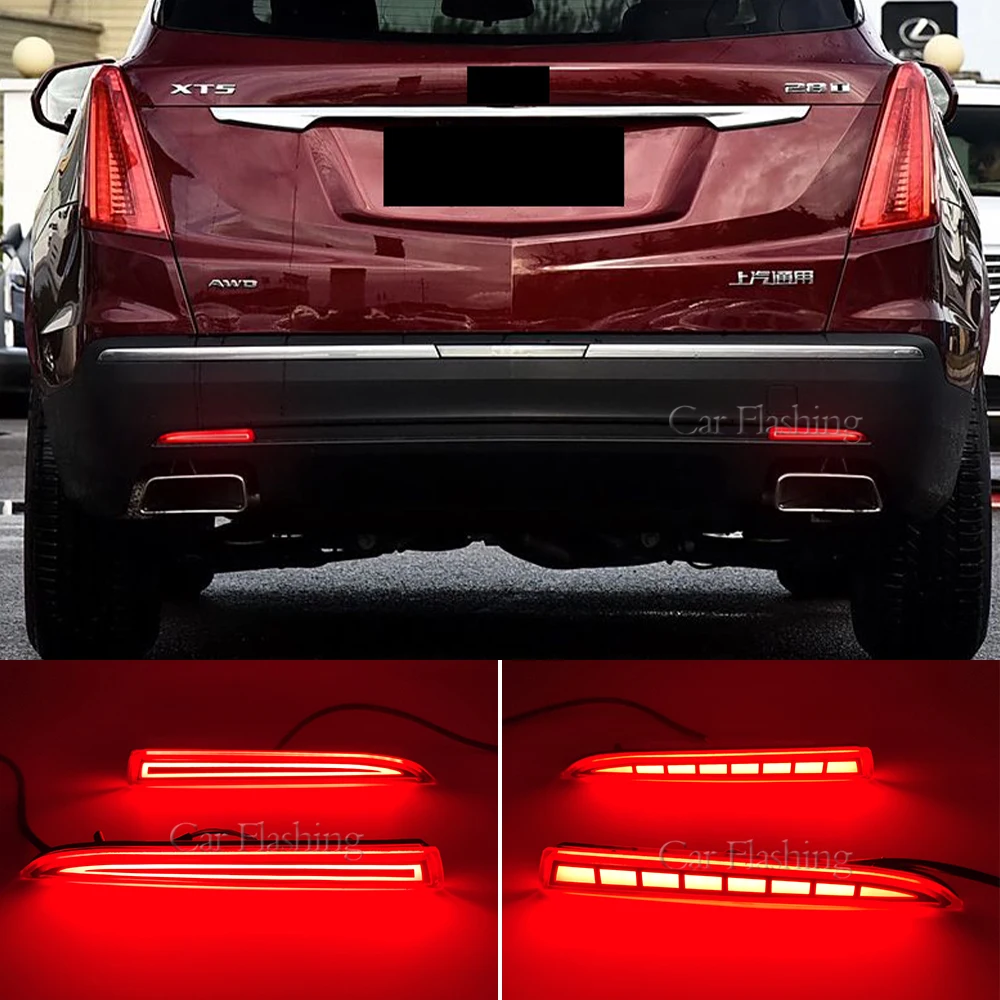 Rear Bumper Light Dynamic Turn Signal Brake For CHEVROLET Camaro Traverse CADILLAC XT5 ATS PONTIAC G8