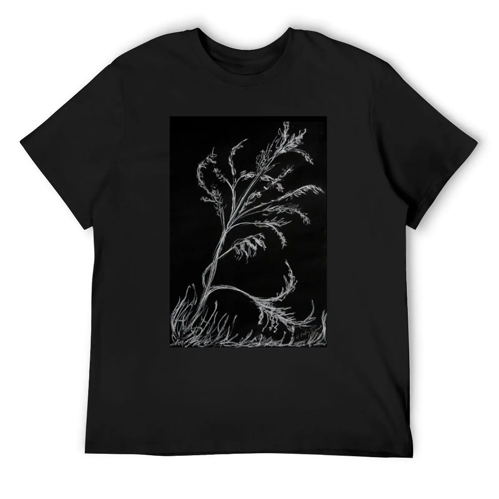 

Silvery Grasses T-Shirt baggy shirts essential t shirt funny shirt cotton t shirts for men cotton
