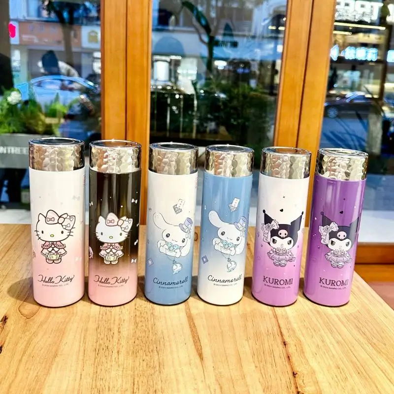 

Вакуумная чашка Sanrio Hello Kitty Cinnamoroll, аниме, милая девушка, офисный работник, детский студенческий портативный чайник большой емкости
