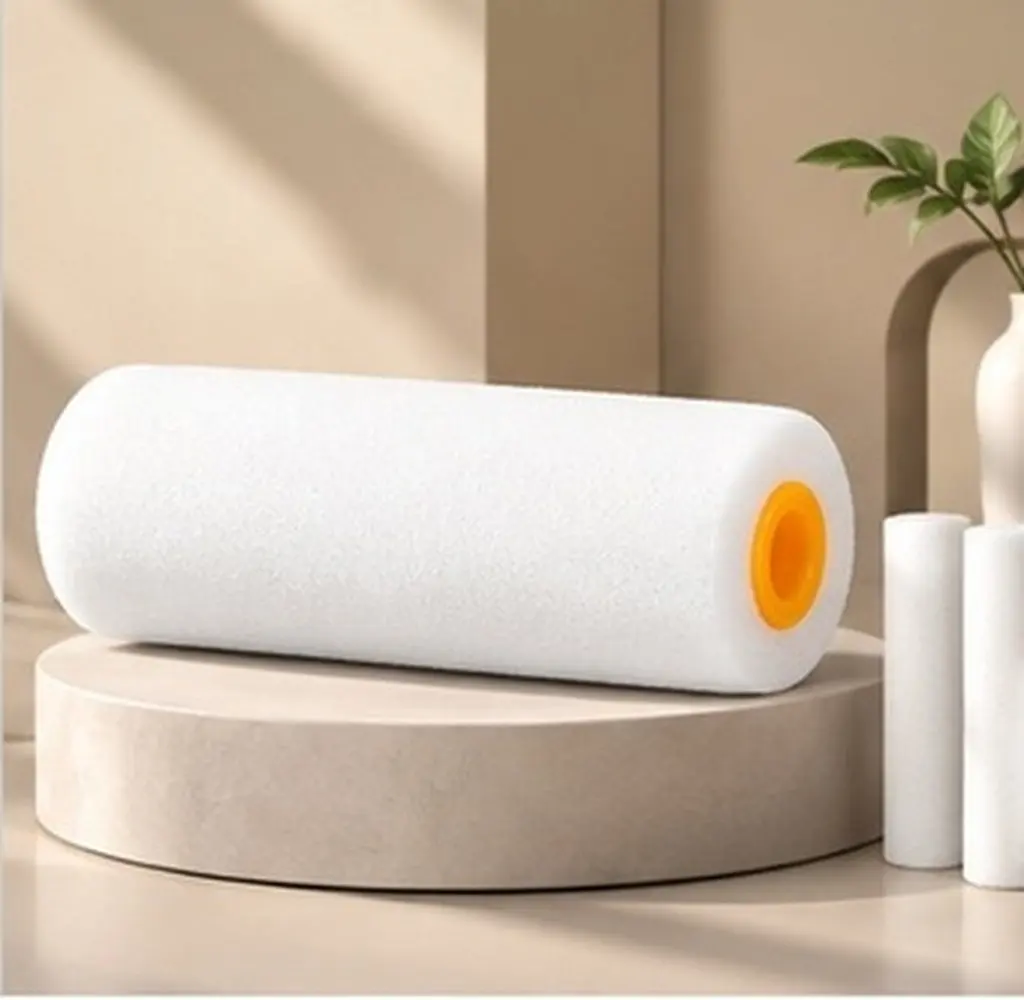 10Pcs Sponge Paint Roller Covers Small Replacement Sleeves for Roller Frame Wall Painting Renovation Smooth Even Coating