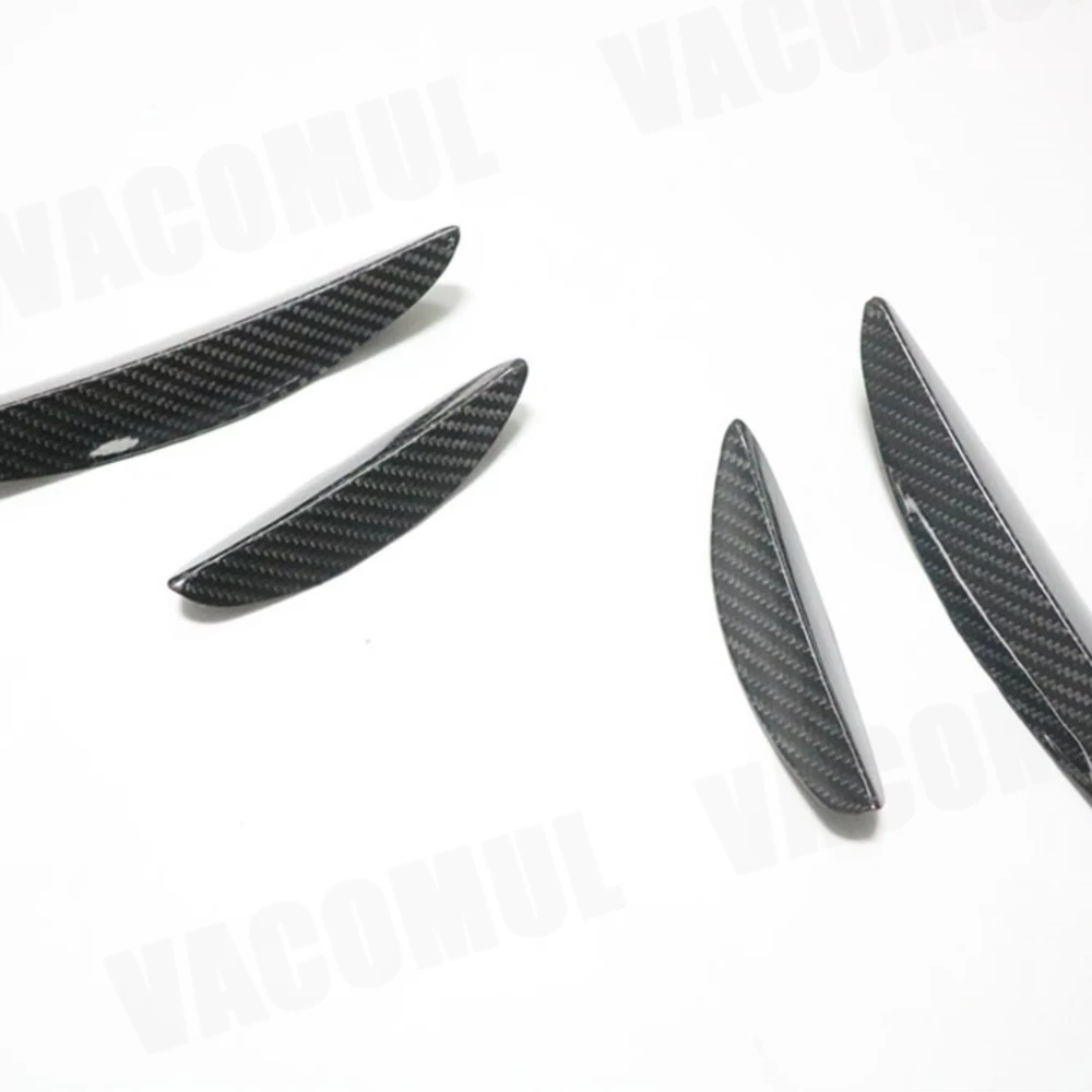 

VACOMUL Dry Carbon Fiber For Benz E Class C238 E53 Coupe 2021-2023 Car Front Bumper Side Fin Canards Splitters Vent Trim