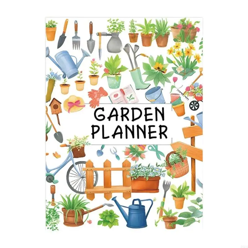 

R66A Garden Planner Home Gardening Journal для отслеживания технического обслуживания растений