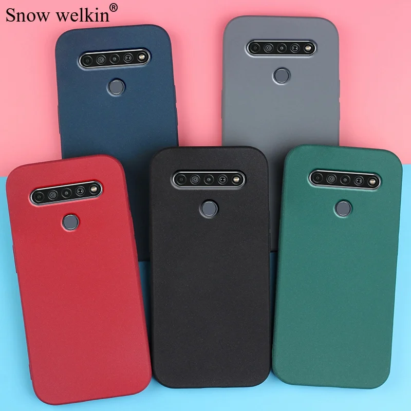 Sand Matte Soft Silicon Full Protect Shockproof Anti-Slip Case For LG K61 K51S K41S K42 K52 K62 Phone Cases Cover Shell Fundas