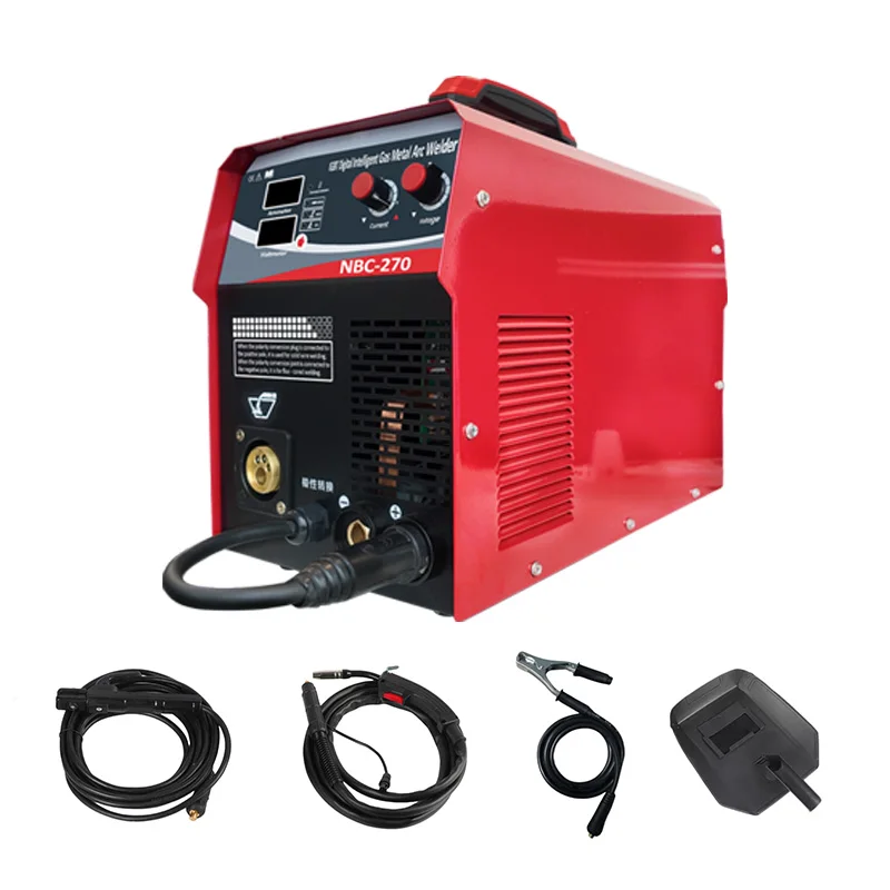 

380V&220V CO2 Gas Shielded Welder Portable MMA/MIG/TIG Arc IGBT Inverter Dc Airless Secondary Bonding Welding Machine MIG-270