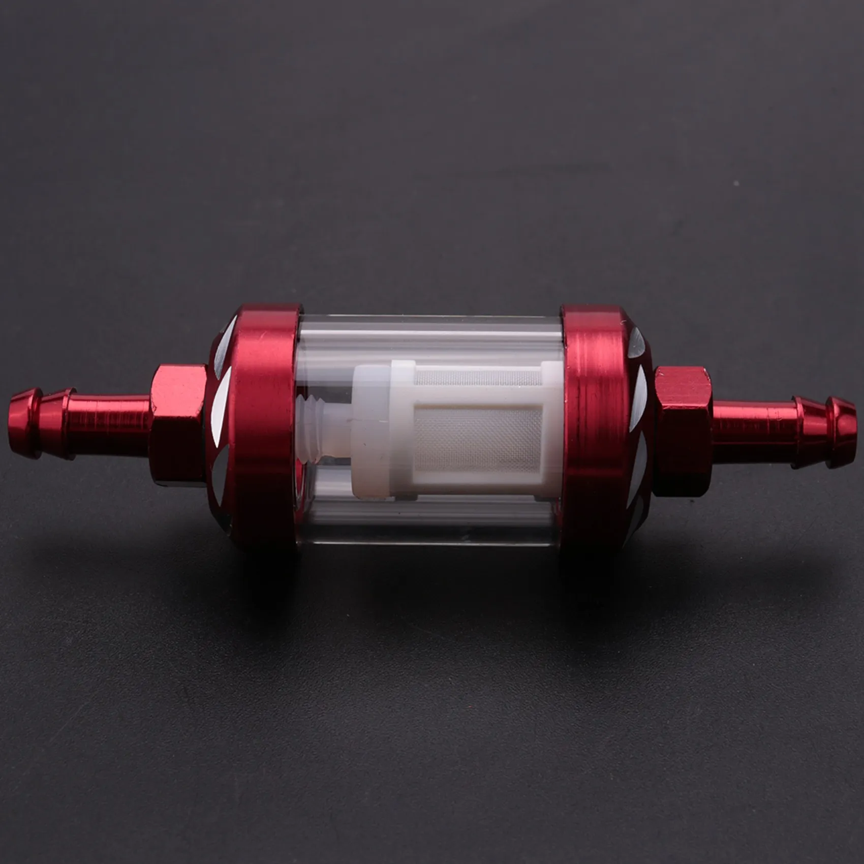 Leading-Edge-Aluminum Alloy Glass Motorcycle Gas Fuel Oil Filter Moto Accessories For Atv Dirt Pit Bike Motocross